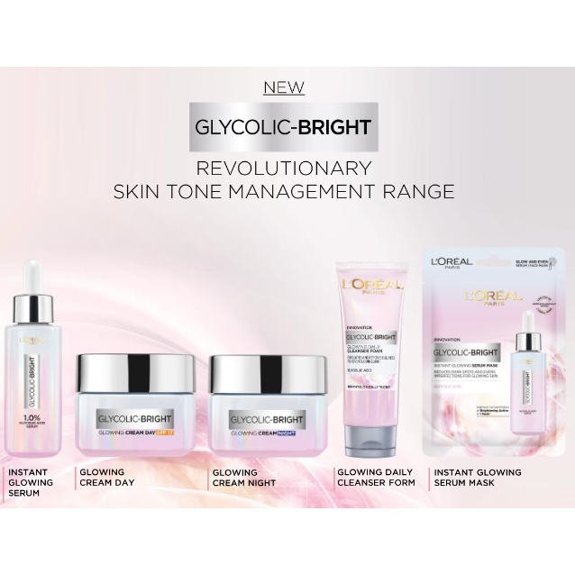 LOREAL GLYCOLIC BRIGHT SERIES