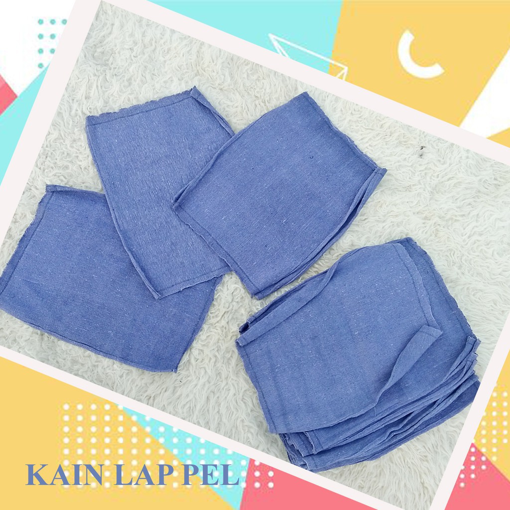 KAIN LAP PEL LANTAI / DAPUR (Warna BIRU)