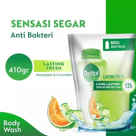 DETTOL LASTING FRESH BODY WASH REFILL 410 Gr