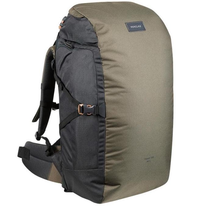 Decathlon Forclaz Backpack Travel 100 60L Khaki - 8554568