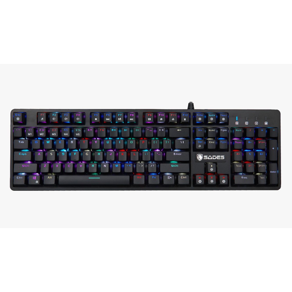 Keyboard gaming sades mechanical Rgb Phoenix with kailh switch