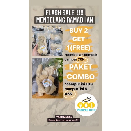 

pempek paket beli 2 gratis 1