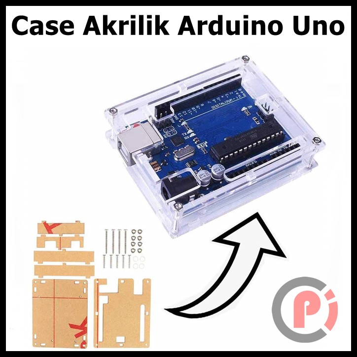 Acrylic Box for Arduino UNO R3 Transparent Casing Kotak Transparan