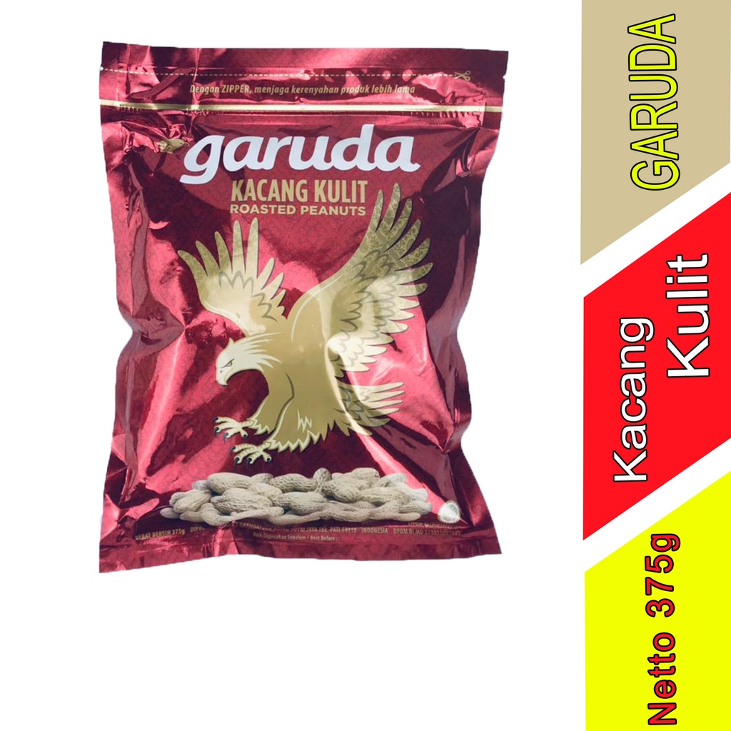 

Garuda - Kacang Kulit - 375g - Cemilan Kacang