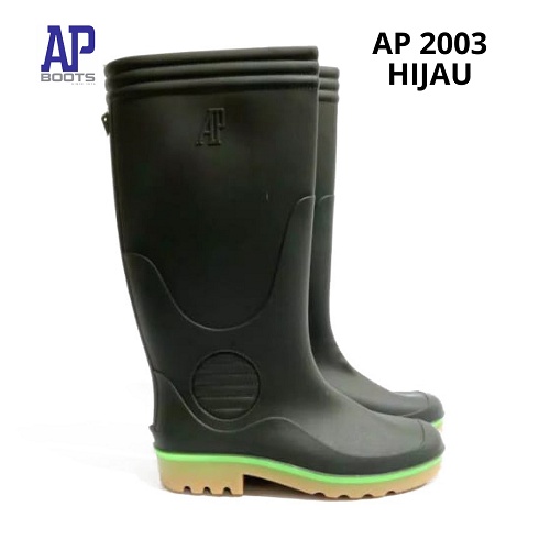 BISA COD - AP Boots 2003 Triwarna - Sepatu AP Boots 2003 Karet - AP Boots Terlaris - Sepatu AP Boots Terlaris - SEPATU BOOT KARET - FANZ STORE