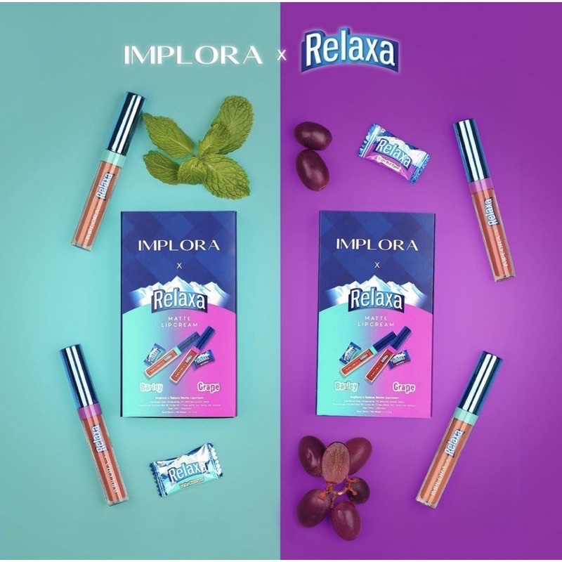 IMPLORA X RELAXA MATTE LIPCREAM LIMITED EDITION