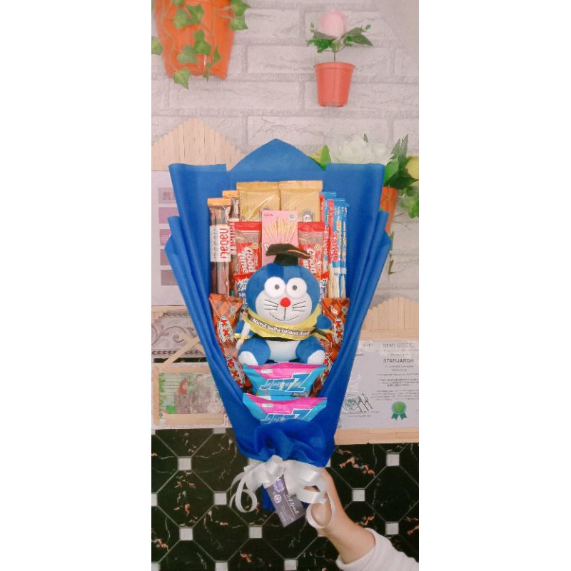 

buket Snack dan boneka