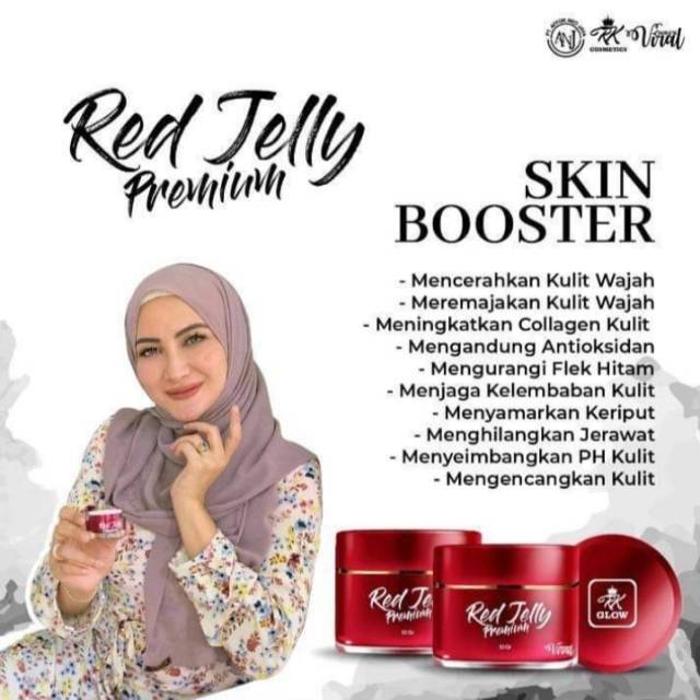 RK GLOW Red jelly premium 100 % ORIGINAL / KECANTIKAN / PERAWATAN WAJAH / KOSMETIK / KOSMETIK ASLI