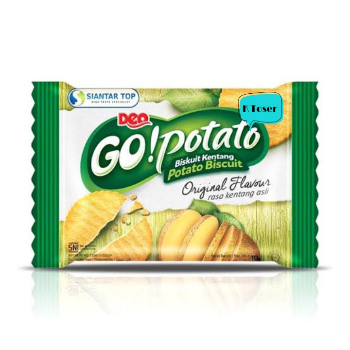 

GO POTATO Biskuit Kentang 1 Pack Isi 20 Bungkus