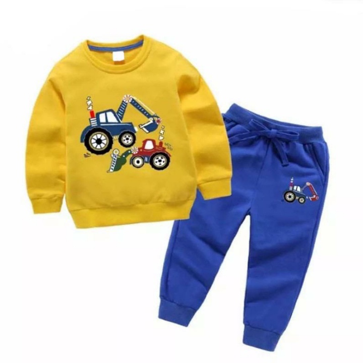 baju anak laki laki motif BEKO setelan sweater anak termurah baju anak anak laki laki 1-5 tahun