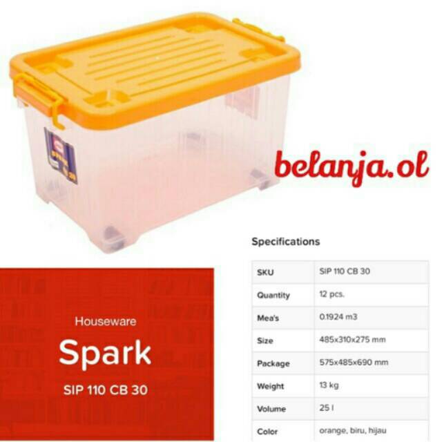 Box container  shinpo 30 liter