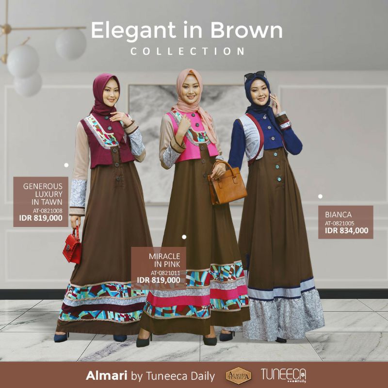 Gamis Klamby Tuneeca almari AT-082100