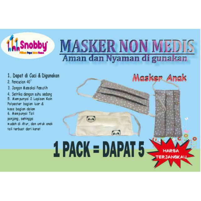 Masker Anak Snobby Baby