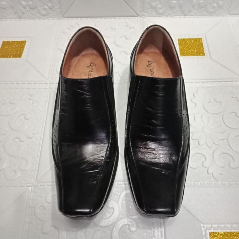 Sepatu Formal Pria/Louis Visto 201/Pantofel Kerja Pria/Kulit Asli 100%