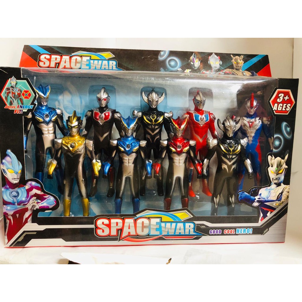  MAINAN  ULTRAMAN SPACE WAR 9 ROBOT  ANAK  LAKI  Shopee Indonesia
