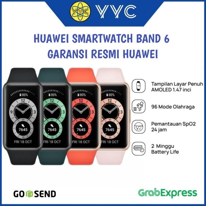 Jam Tangan / Smartwatch Huawei Band 6 Garansi Resmi Pranacitrazulda