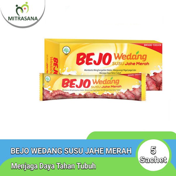 

Bejo Wedang Susu Jahe Merah - Serbuk Jahe Merah + Susu