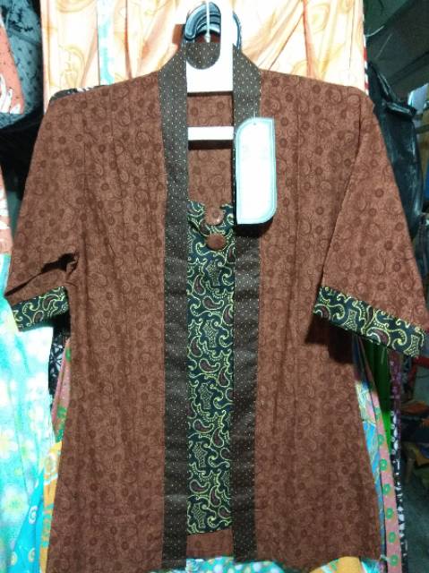 TERMURAH! KEBAYA KUTU BARU BATIK DAN POLOS UKURAN ALL SIZE FIT TO XL - FASHION WANITA MUSLIM MODERN