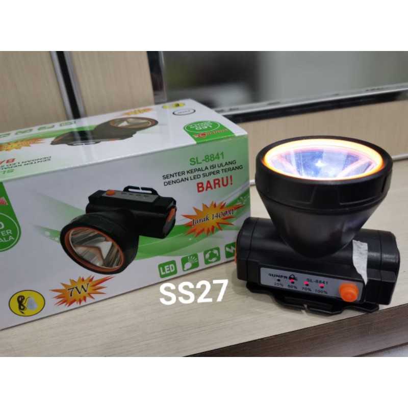 SENTER SUNPRO SL-8841 ADA INDIKATOR BATERAI ( 7 WATT )