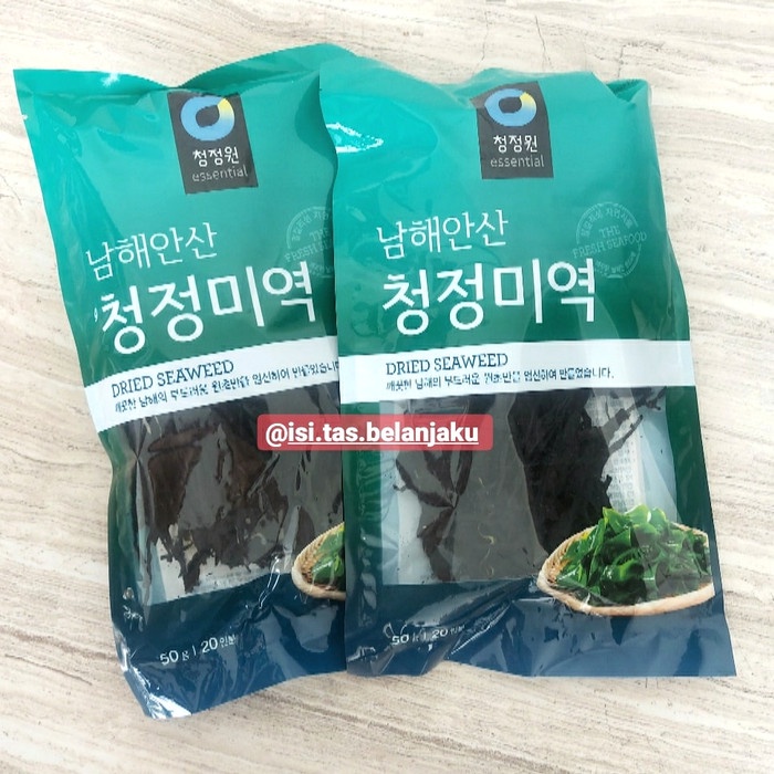 

TERBARU rumput laut kering / chung jung / dry seaweed / miyeok - dried seaweed - 50 Gr