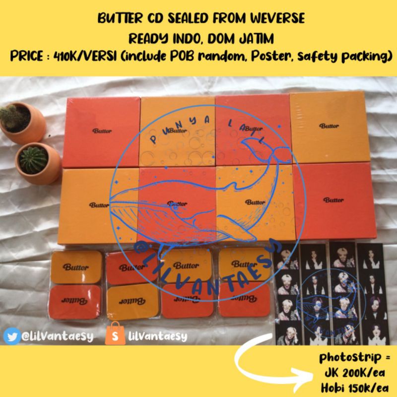Album BTS CD Butter Weverse (Ready Stock)