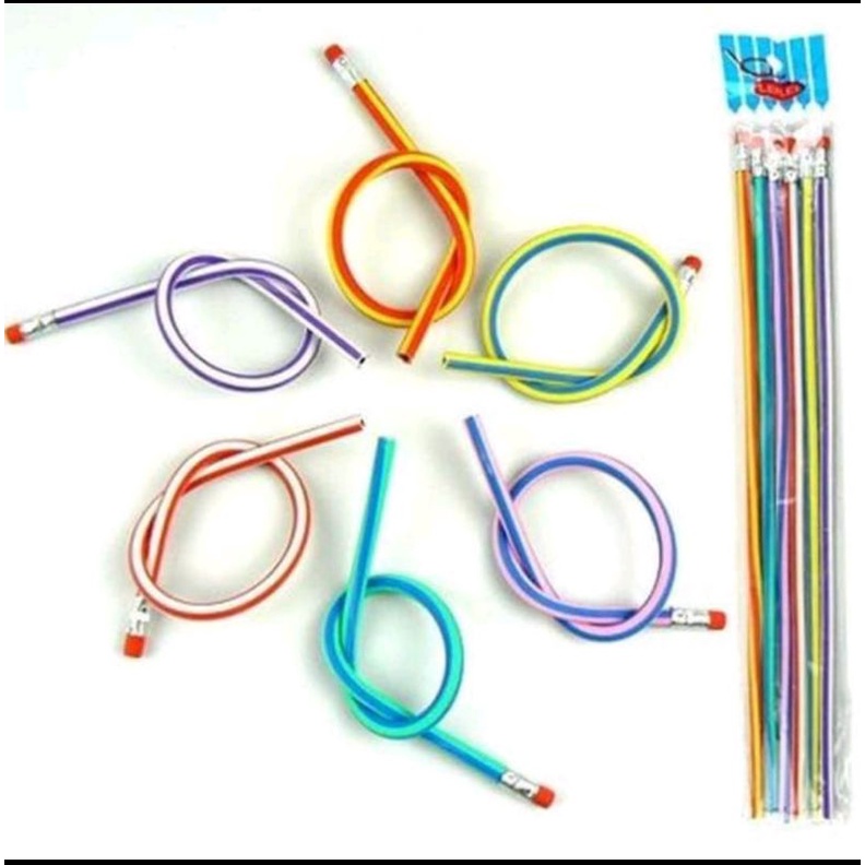 Pensil Flexible / Lentur Warna Warni