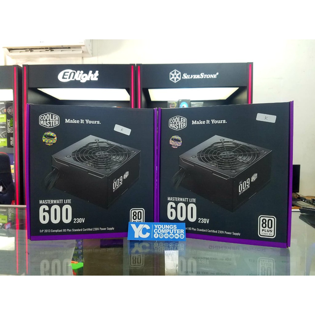 PSU COOLER MASTER MASTERWATT LITE 600W