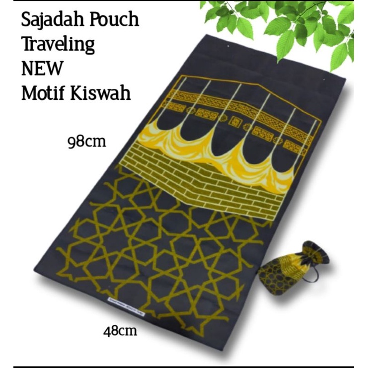 SAJADAH PUOCH TRAVELING MOTIF KISWAH