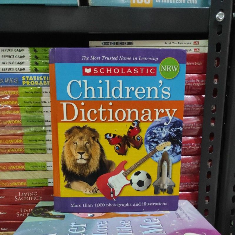 BUKU ORIGINAL SCHOLASTIC CHILDREN'S DICTIONARY HARD COVER BUKU BEKAS