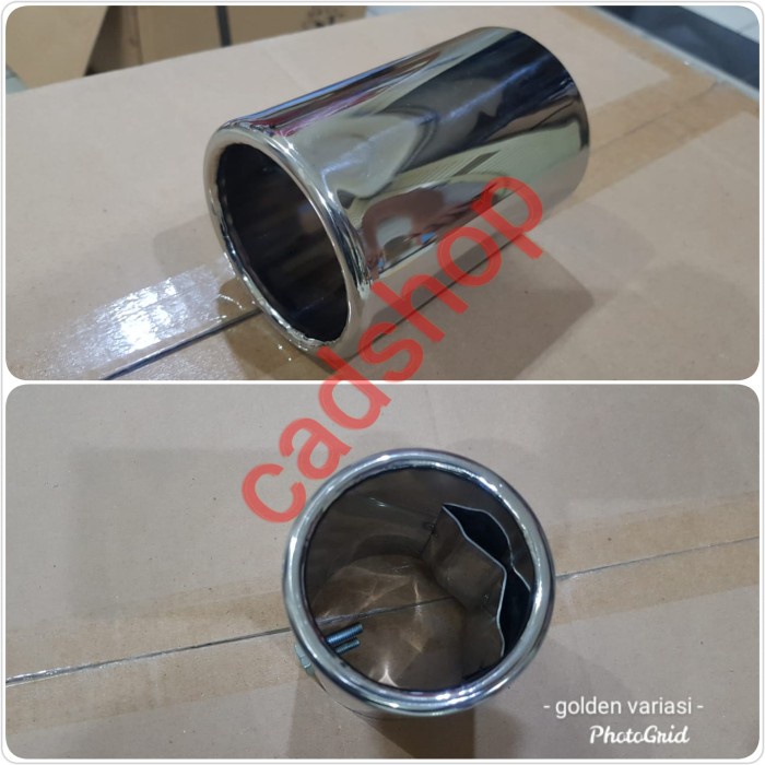 Muffler / Buntut Knalpot Ujung Mobil Innova Chrome