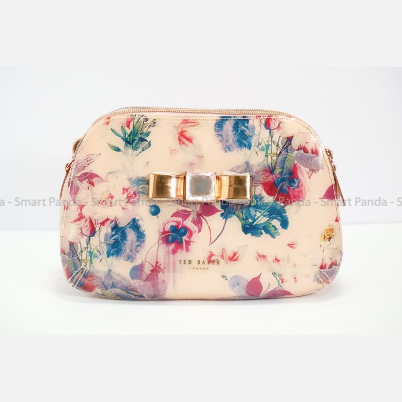 Tas Ted Baker Sedang Bunga Pink