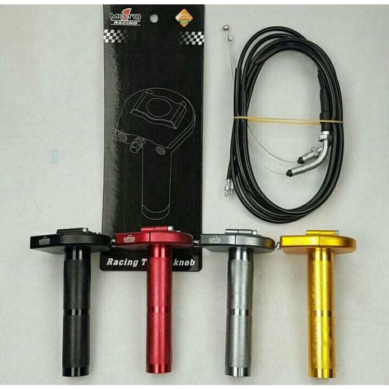 Jual Gas Spontan Cnc Kabel Moto Matic Model Ktc Gas Kontan Metik Moto Racing Hitam Merah