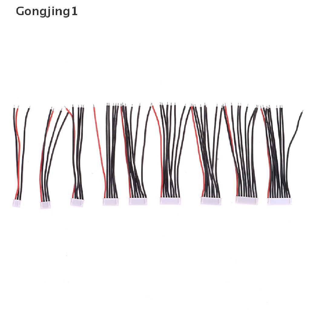 Gongjing1 5Pcs Kabel Balance Charger Baterai LiPo 22AWG JST-XH 2-10P