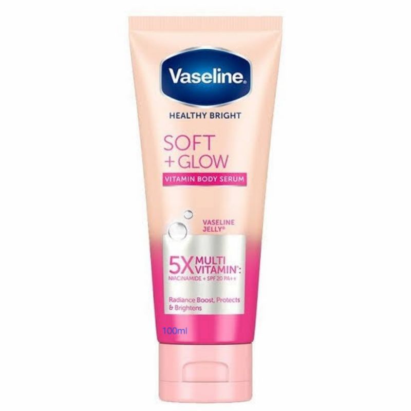 Vaseline Healthy Bright VITAMIN BODY SERUM Soft + Glow, Firm + Glow 180ml &amp;  soft + glow100ml