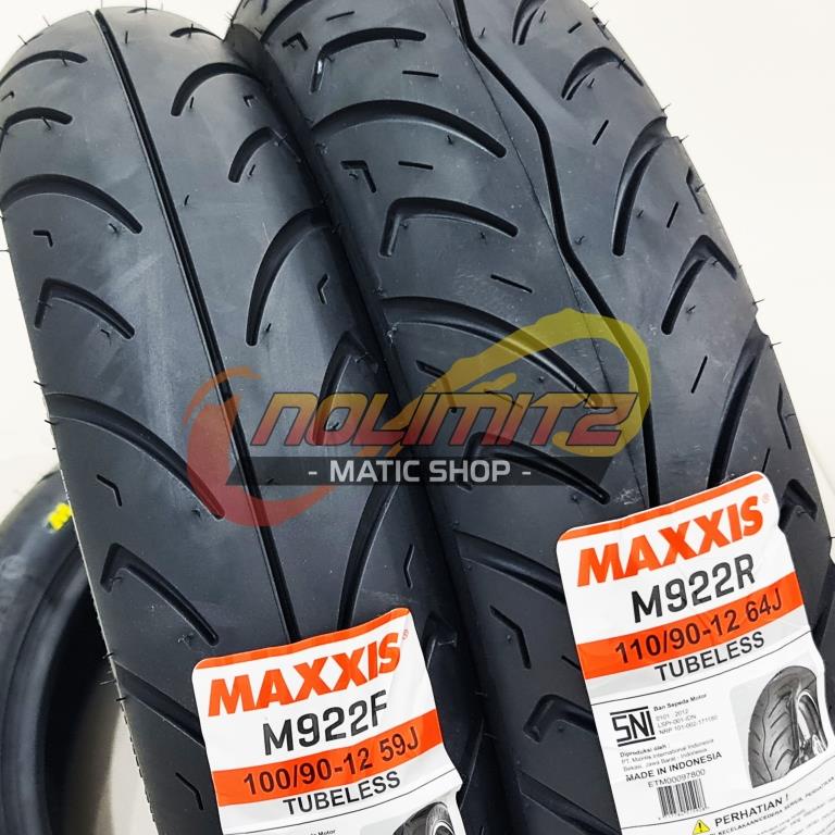 Ban Maxxis M922 100/90 - 12 &amp; 110/90 - 12 Scoopy Vespa Sprint GTS