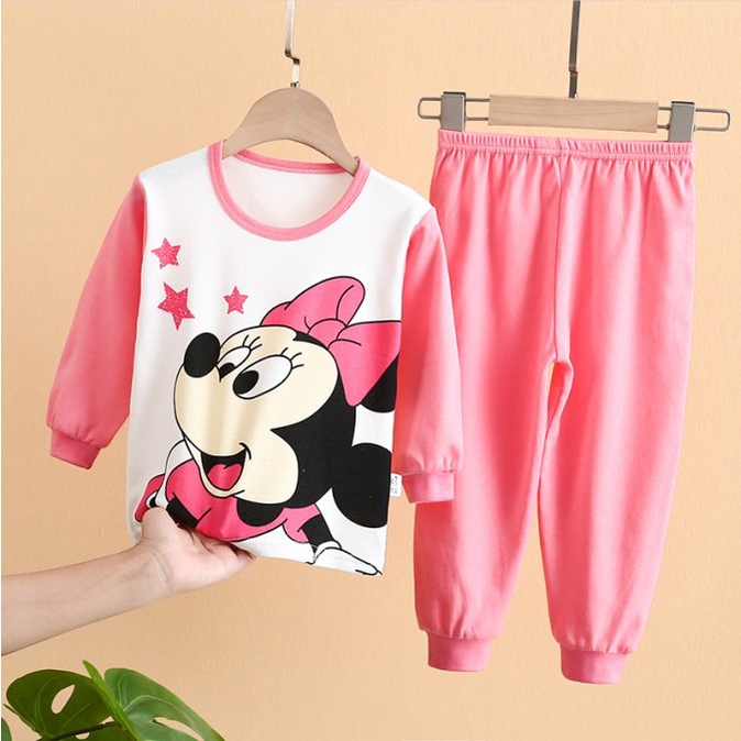 BABY STORE01 - BJD2 SETELAN ANAK 0-4 TAHUN PIJAMA ANAK BAJU ANAK BAJU PANJANG DAN CELANA PANJANG