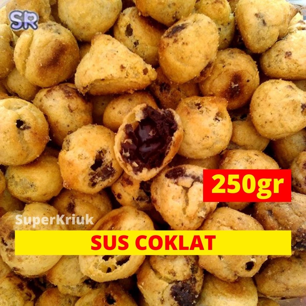 

Sus Coklat Soes Kering Coklat Kemasan 250gr