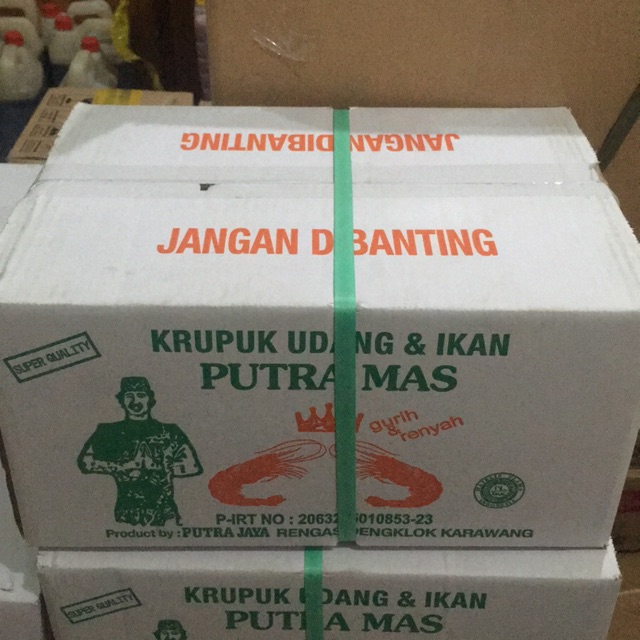 

Krupuk udang&ikan putra mas