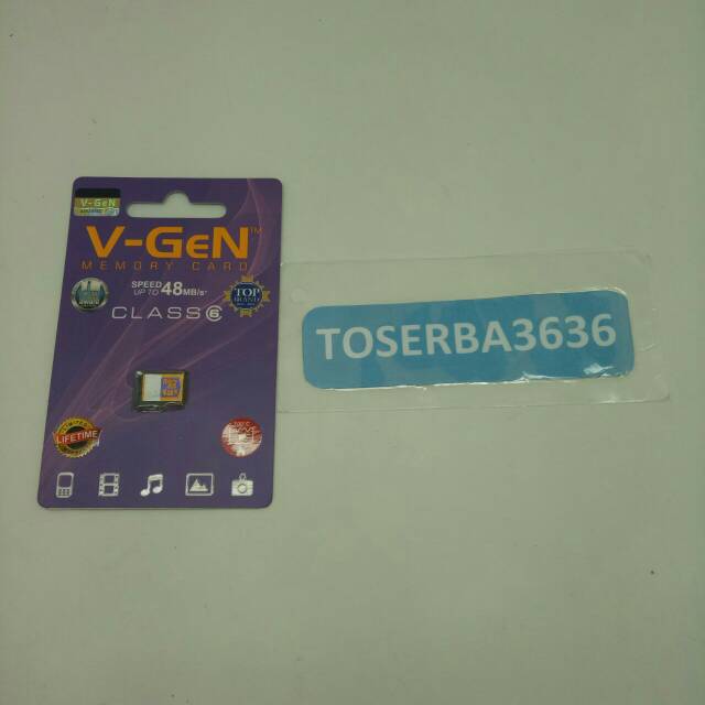 V-gen 4 Gb Micro Sd / Vgen 4 Gb Class 6 Memory Card Original