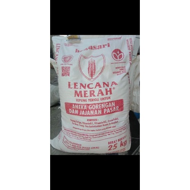 

tepung terigu lencana merah LM 25 kg