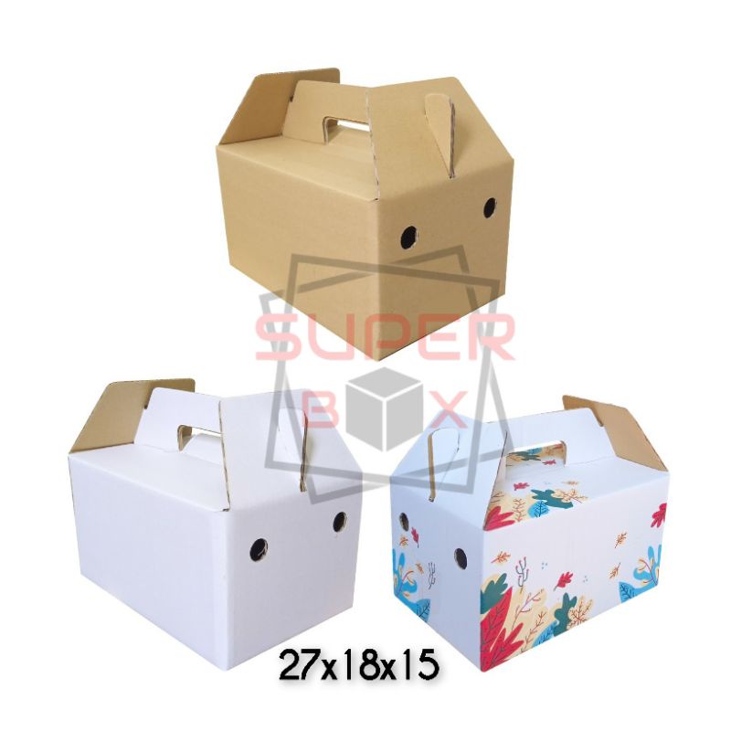 

Box Jinjing 27x18x15cm Kardus/Polos/Buah/Hampers