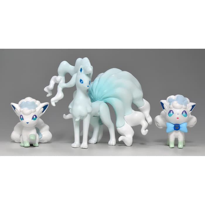 Jual Pokemon 2pcs Figure Set Moncolle Alola/Alolan Ninetales & 1pcs Vulpix Murah