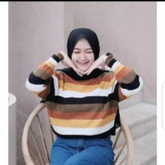 ATASAN RAJUT HALUS WANITA /SWEATER RAJUT WANITA  /RAJUT HALUS TEBAL /SHAMERR KNITE OVERSIZE