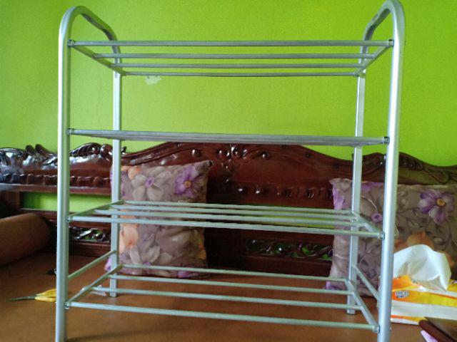 Rak Sepatu 4susun  Full Alumunium