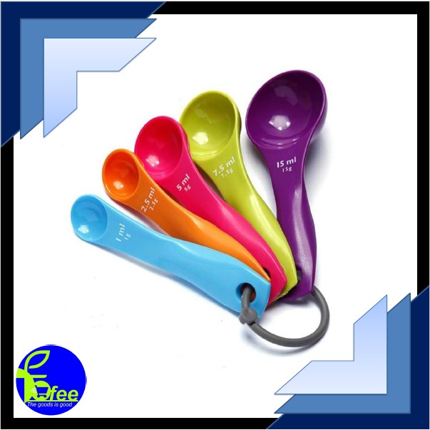 [IMPORT] - Sendok Takar / Measuring Spoon (1 SET 5 SENDOK) A258 Kode ST51