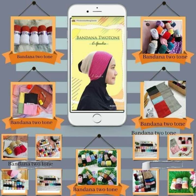 Bandana Twotone C geulis