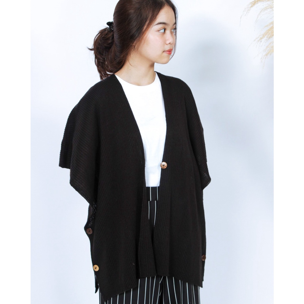 KALILA -  AFSANA Batwing Vest Atasan Rajut Halus Wanita Dewasa | Atasan Rajut Wanita
