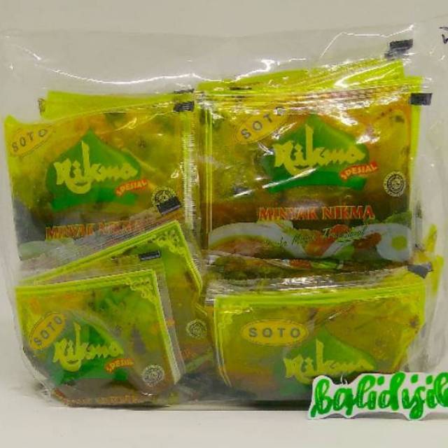 

Bumbu Minyak Soto Padang Nikma 20 Sachet @ 50 gr 1000 gr