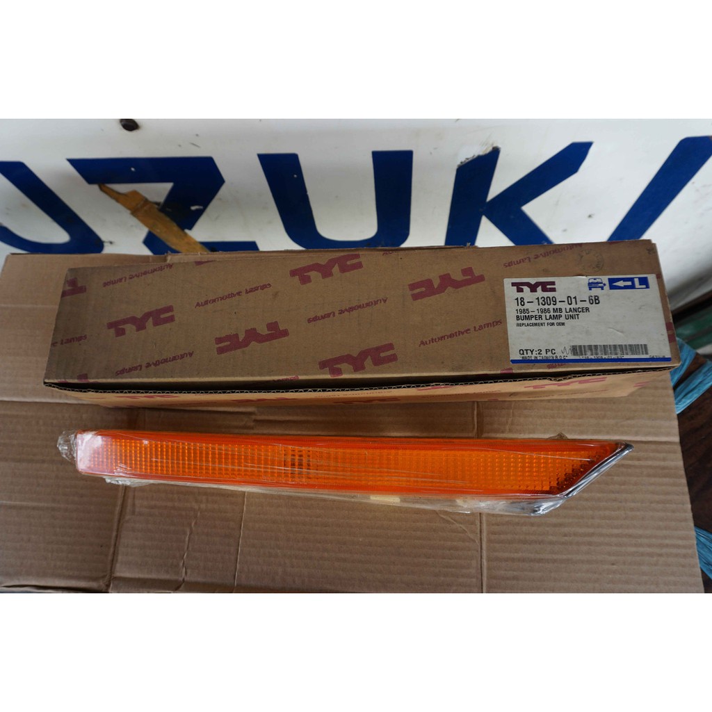 Lampu Sen Bumper Lamp Unit Mitsubishi Lancer SL 85-86 merk TYC