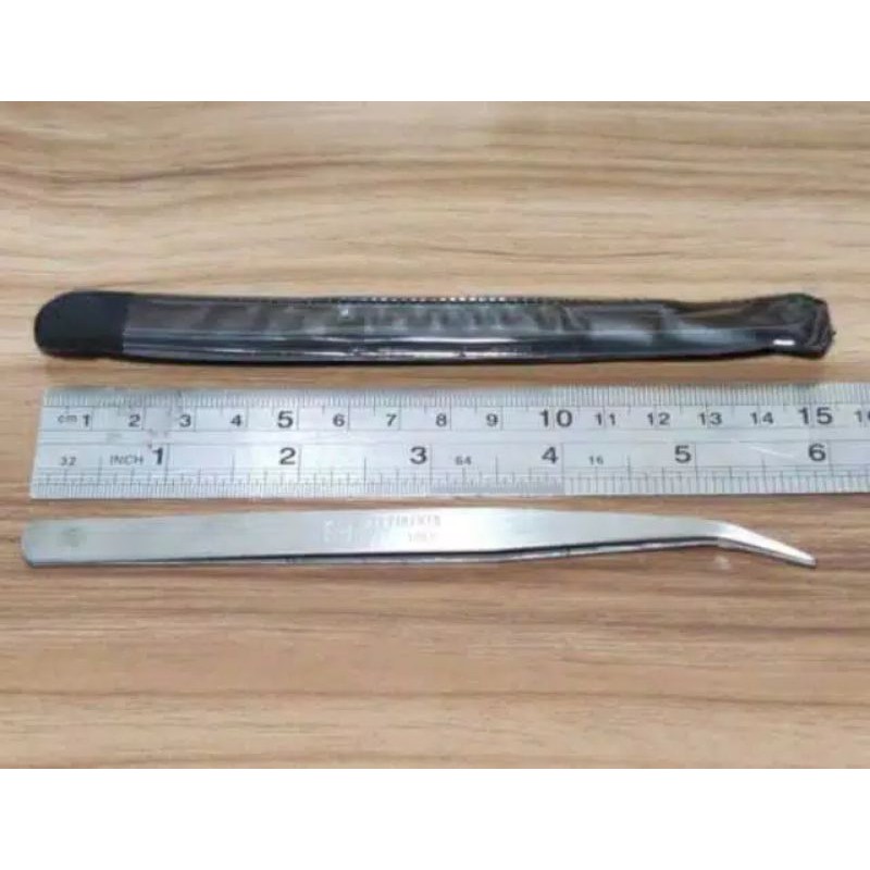 Pinset Tebal 1,1mm / Stainless Tweezers TWE / Jepitan STAINLESS STELL